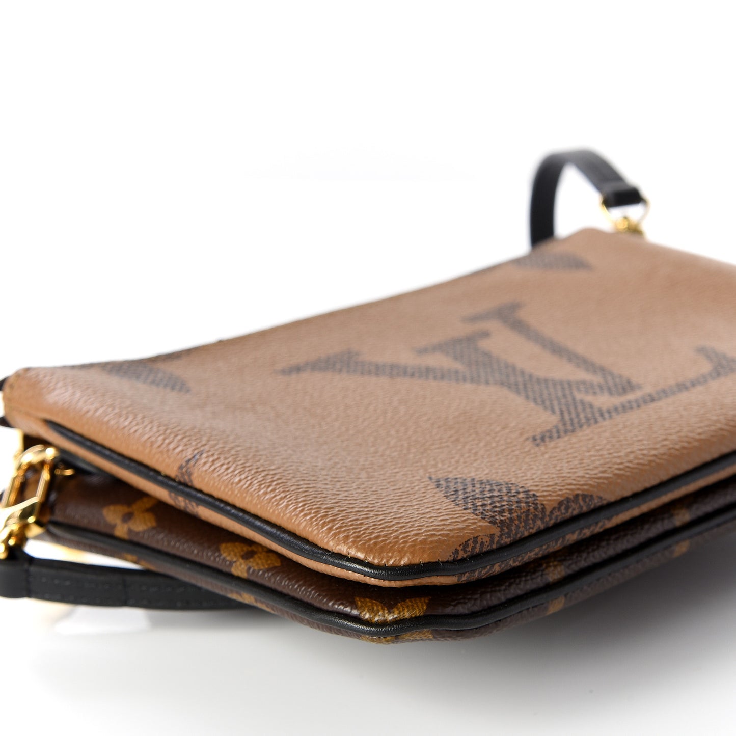 Reverse Monogram Giant Double Zip Pochette