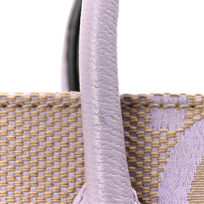 Gucci Monogram Jumbo GG Textured Dollar Calfskin Mini Tote Bag Beige Lapis 12 of 13