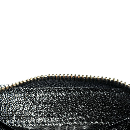 Balenciaga Chevre Metallic Edge Wallet Black 8 of 8