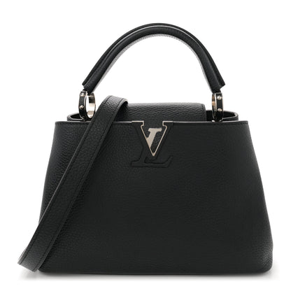 Louis Vuitton Taurillon Capucines BB Black 1 of 10
