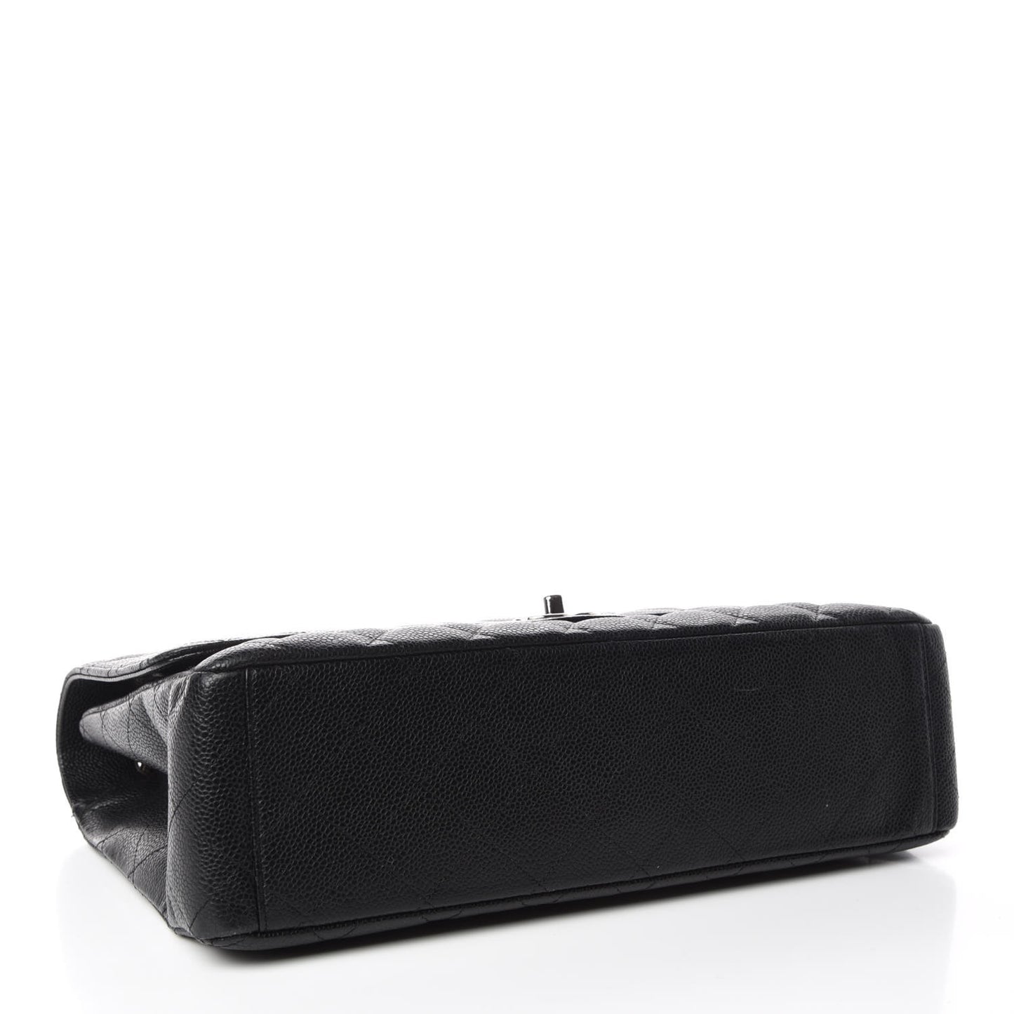 Caviar Quilted Maxi Single Flap Black