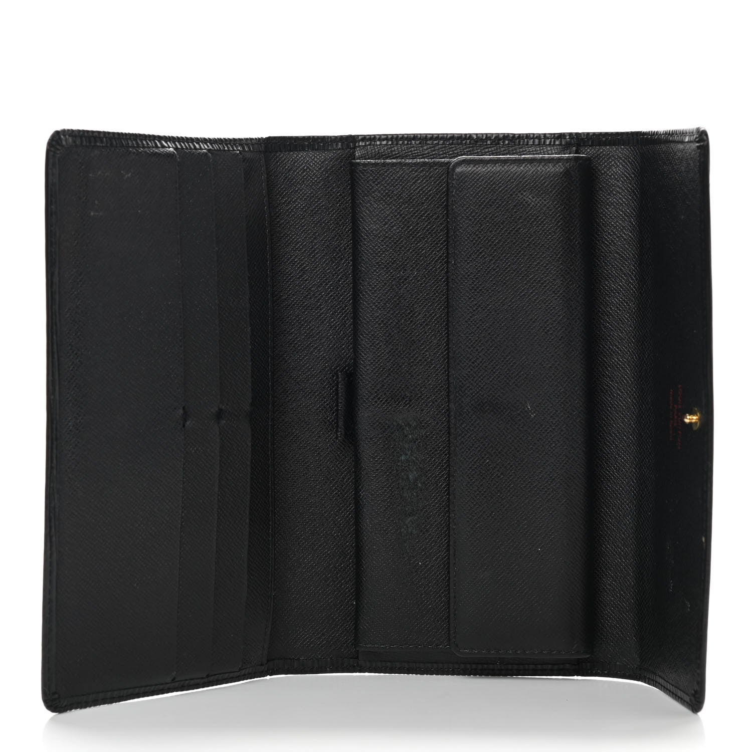 Louis Vuitton Epi Porte Tresor International Wallet Black 5 of 15