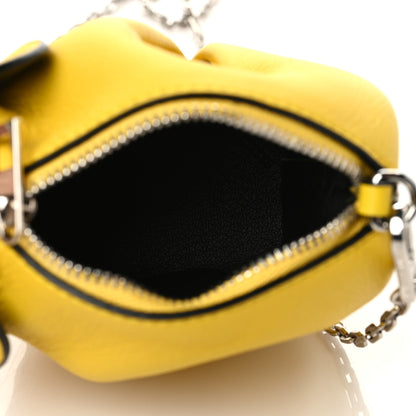 Loewe Calfskin Elephant Pouch Yellow 7 of 9