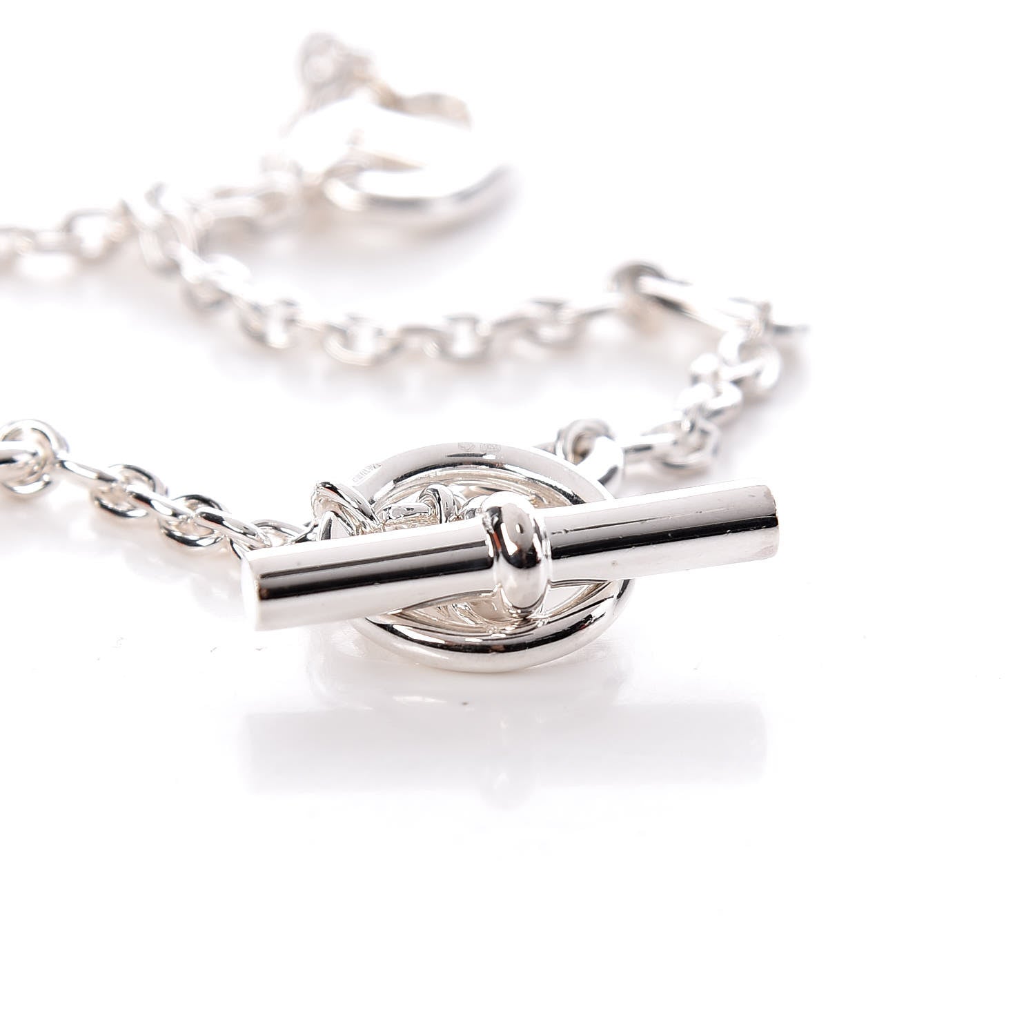 Hermes Sterling Silver Farandole Necklace 120 4 of 5