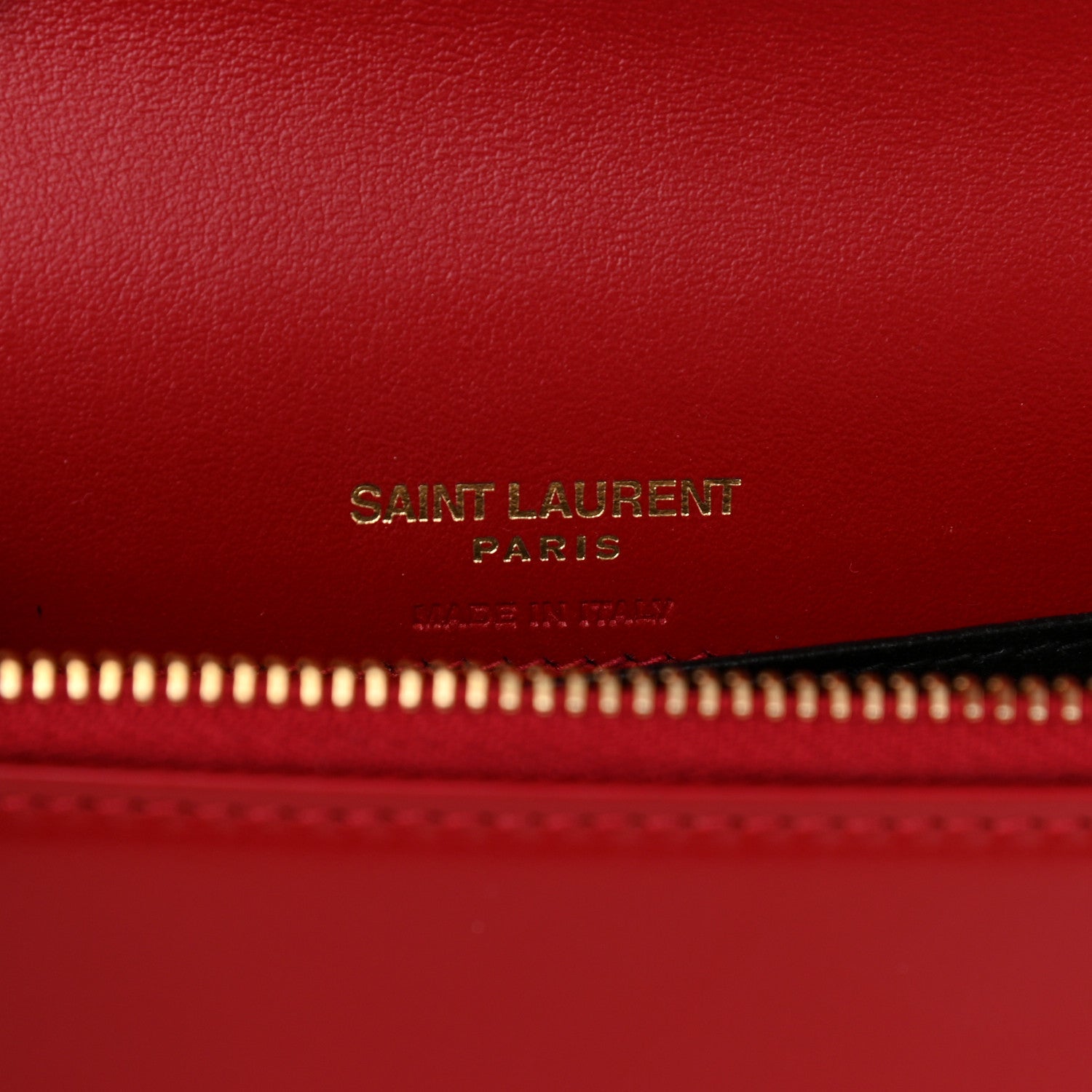 Saint Laurent Smooth Calfskin Monogram Kate Belt Bag Rouge Eros 6 of 10