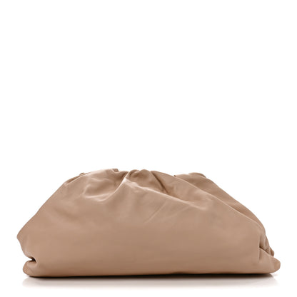 Bottega Veneta Smooth Butter Calf The Pouch Oversized Clutch Nude 1 of 9