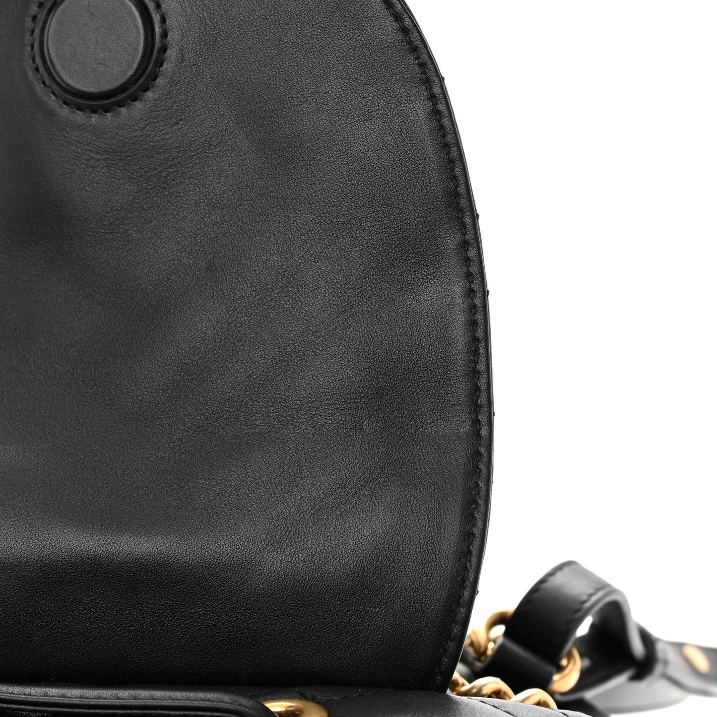 Calfskin Matelasse GG Marmont Flap Backpack Black