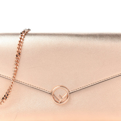 Fendi Vitello Laminato F is Fendi Envelope Wallet on Chain Rame 9 of 10