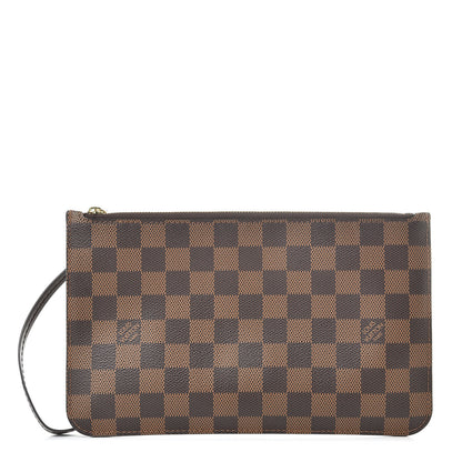 Louis Vuitton Damier Ebene Neverfull MM GM Pochette 1 of 10