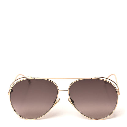 Fendi Metal Aviator Sunglasses FF0286/S Gold 2 of 7