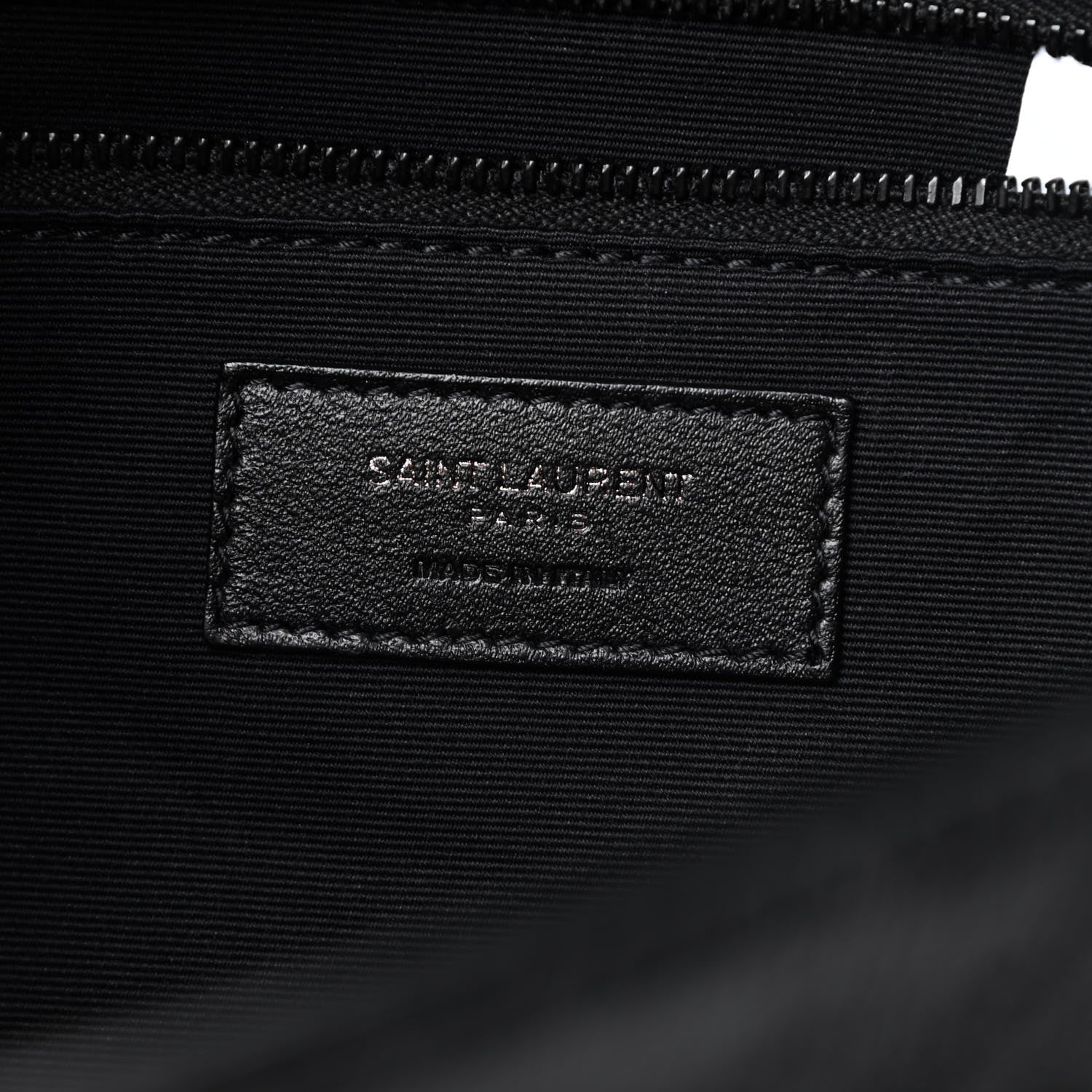 Saint Laurent Crinkled Calfskin Matelasse Monogram Medium Niki Chain Satchel Black 6 of 11
