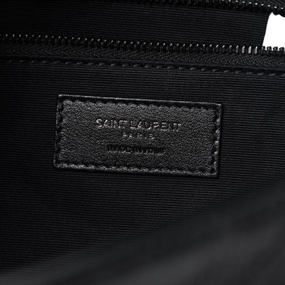 Saint Laurent Crinkled Calfskin Matelasse Monogram Medium Niki Chain Satchel Black 6 of 11