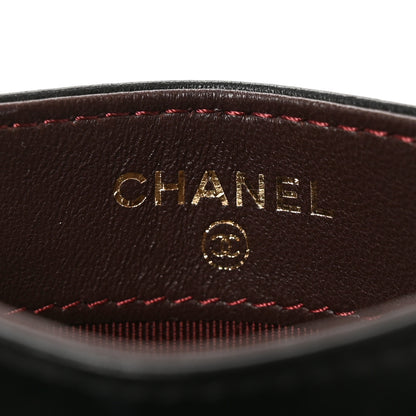 Chanel Lambskin Quilted Card Holder Black 6 of 9