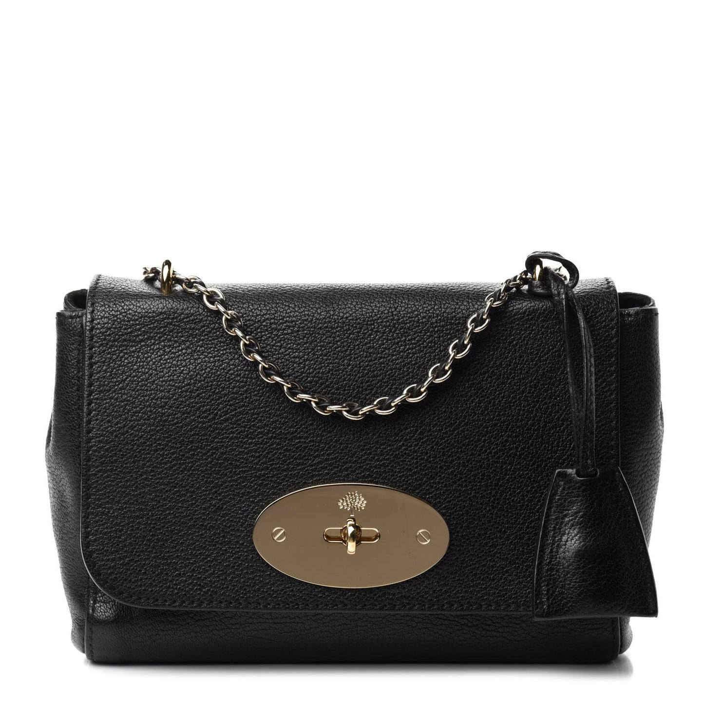 Small Classic Grain Small Lily Flap Black