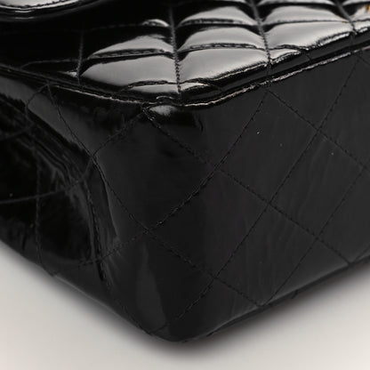 Chanel Patent Quilted Medium Double Flap Black 8 of 9