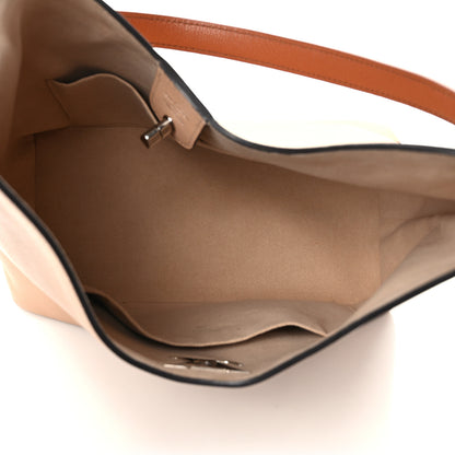 Louis Vuitton Calfskin Lockme Hobo Beige 5 of 11