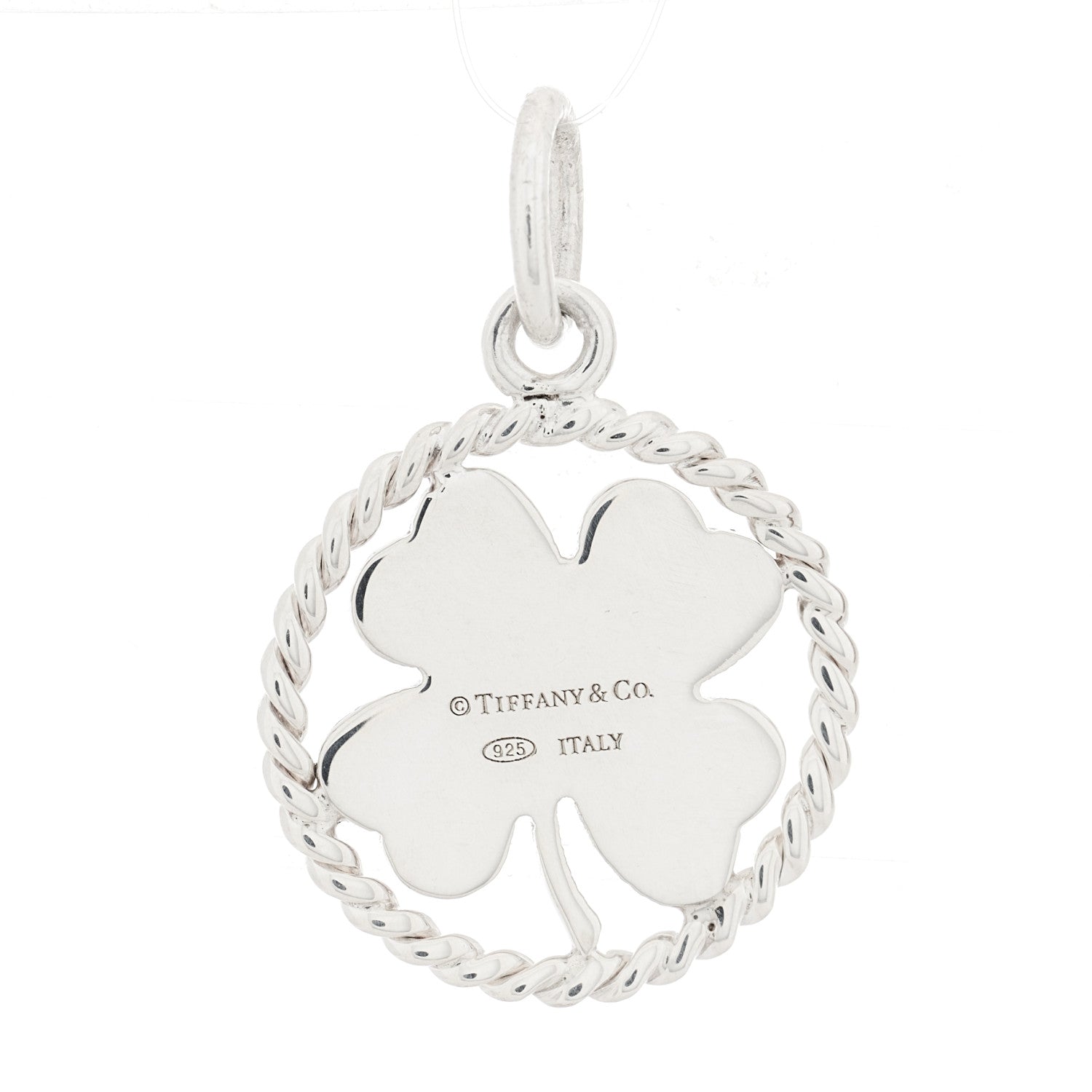 Tiffany Sterling Silver Four Leaf Clover Charm 3 of 3