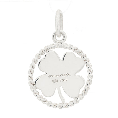 Tiffany Sterling Silver Four Leaf Clover Charm 3 of 3