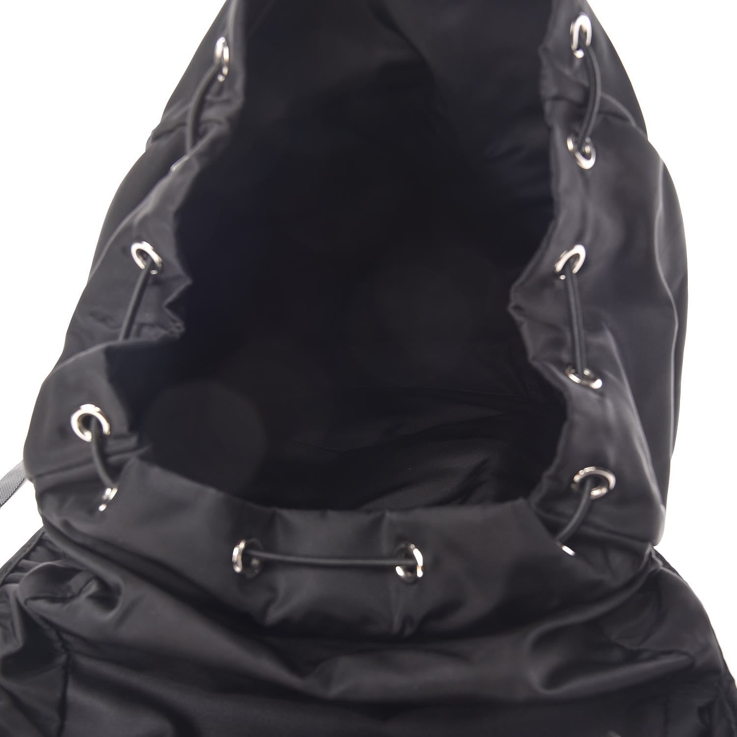 Prada Nylon Montagna Double Buckle Backpack Black 5 of 13