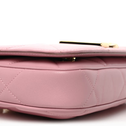 Dolce & Gabbana Nappa Quilted 3.5 Medium Chain Bag Pink 16 of 17