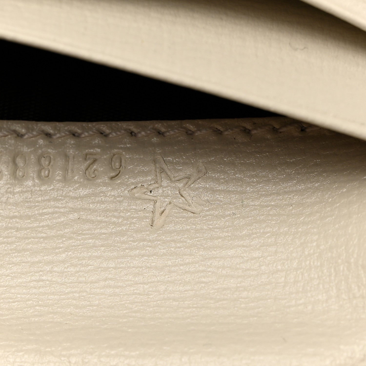 Gucci GG Supreme Monogram Azalea Calfskin Horsebit 1955 Card Case Wallet Beige Ebony Mystic White 8 of 9
