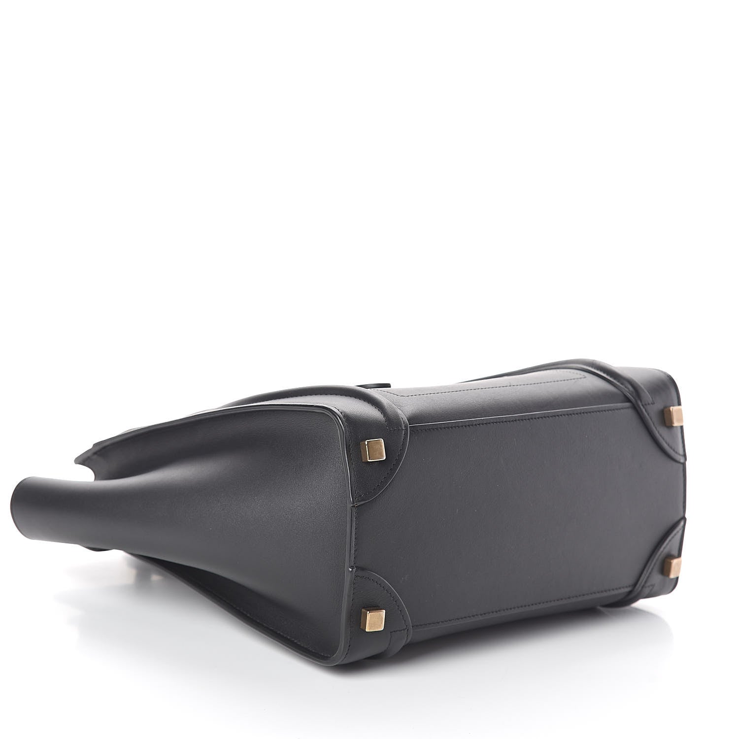Celine Smooth Calfskin Micro Luggage Black 4 of 9