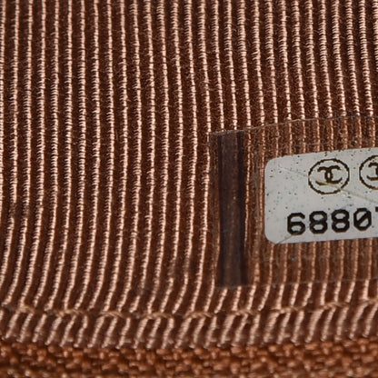 Chanel Lapin Fur Quilt Pattern Tote Brown 7 of 7
