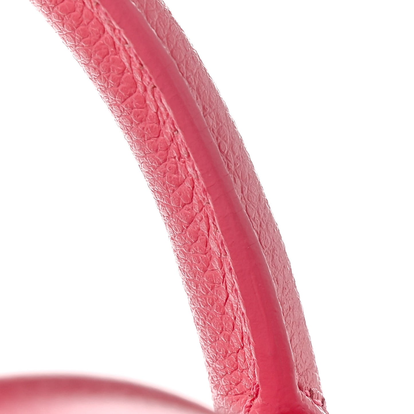 Grained Calfskin Small Cabas Rive Gauche Rose Clair