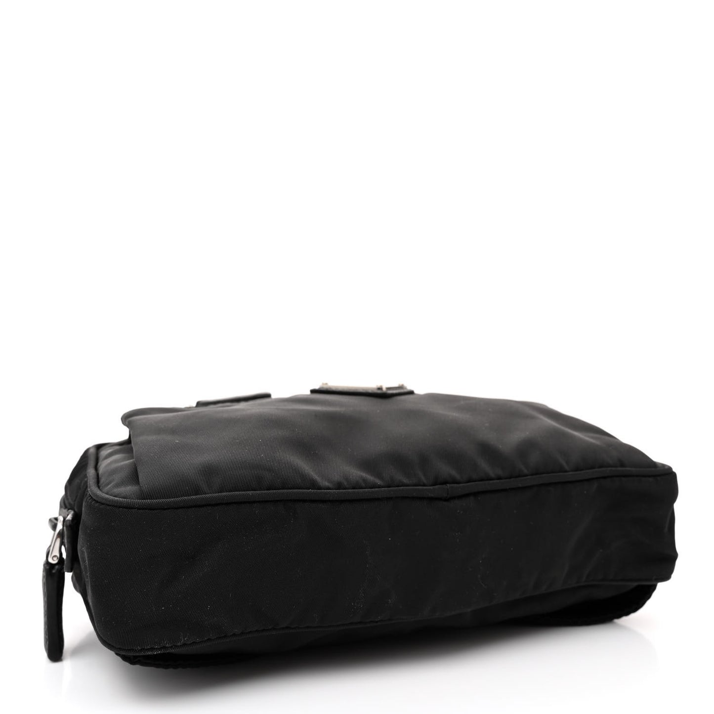 Re-Nylon Saffiano Belt Bag Black