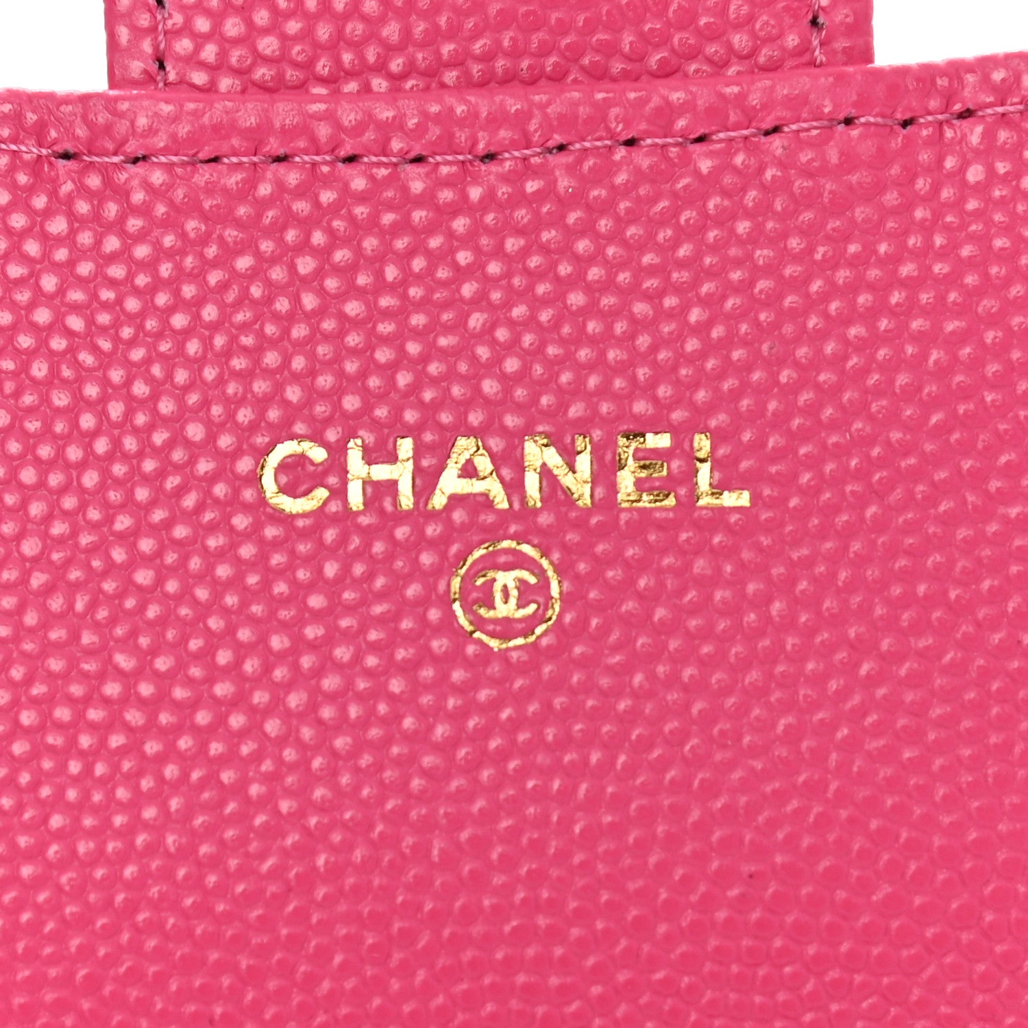 Chanel Caviar Quilted Flap Card Holder Wallet Pink 6 of 9