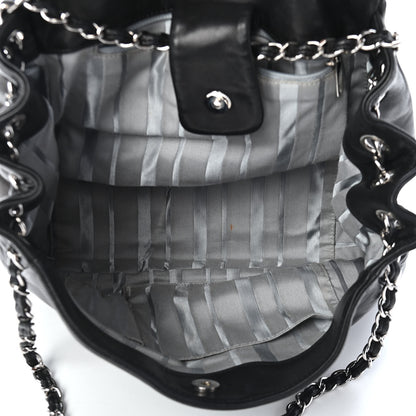 Chanel Lambskin CC Disc Accordion Flap Black 4 of 8