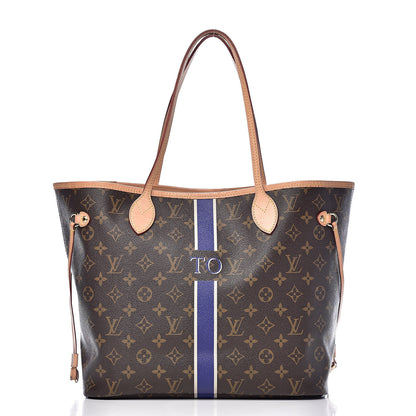 Louis Vuitton Monogram My LV Heritage Neverfull MM Violet 3 of 13