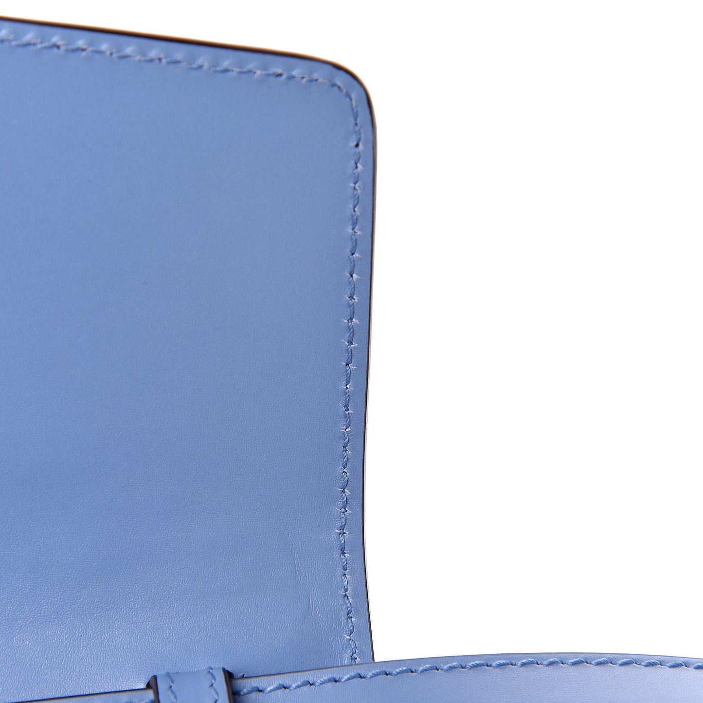 Calfskin Embroidered Medium Sylvie Top Handle Bag Clear Sky Blue