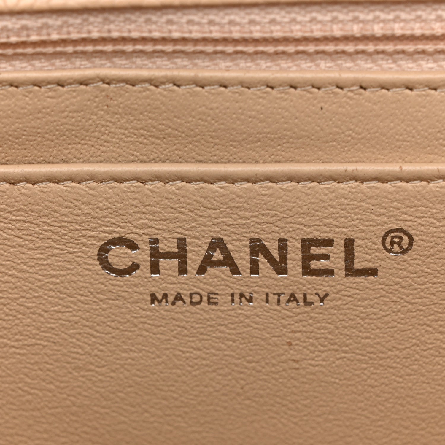 Chanel Caviar Quilted Jumbo Single Flap Beige Clair 6 of 16