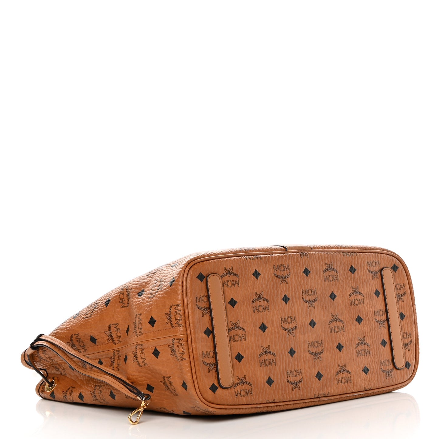 Visetos Medium Liz Reversible Shopper Tote Cognac