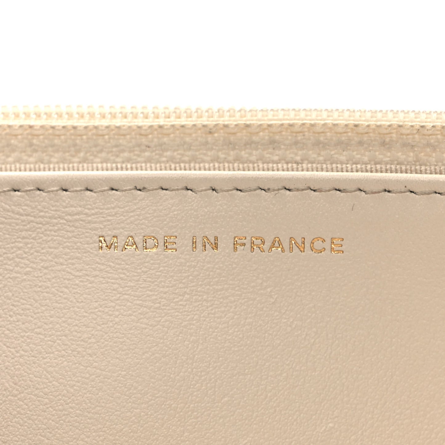 Caviar Quilted Vintage Mademoiselle Wallet On Chain WOC Beige