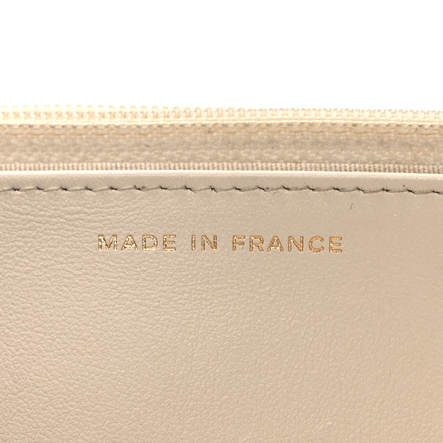 Chanel Caviar Quilted Vintage Mademoiselle Wallet On Chain WOC Beige 7 of 9
