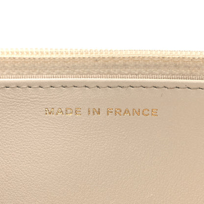 Chanel Caviar Quilted Vintage Mademoiselle Wallet On Chain WOC Beige 7 of 9