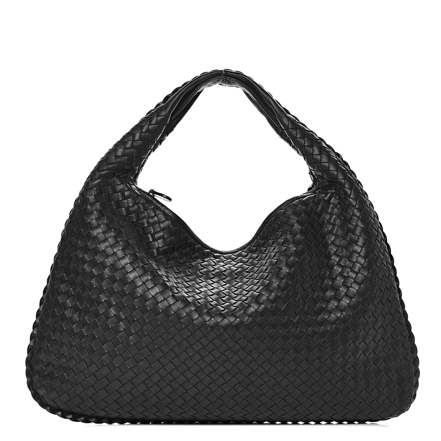 Bottega Veneta Nappa Intrecciato Large Veneta Hobo Black 1 of 11