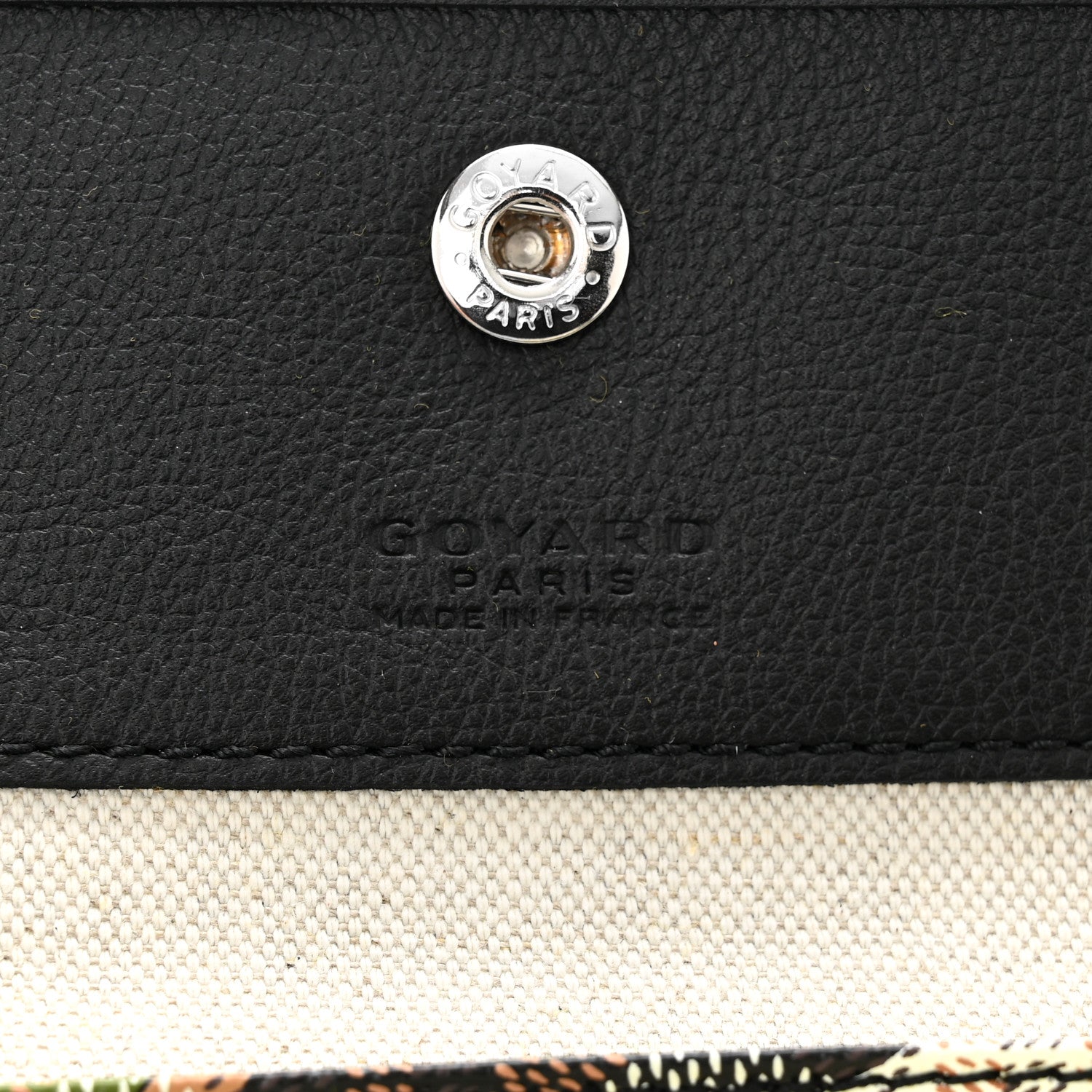 Goyard Goyardine Saint Louis Lettres Camouflage PM Black Green 7 of 11