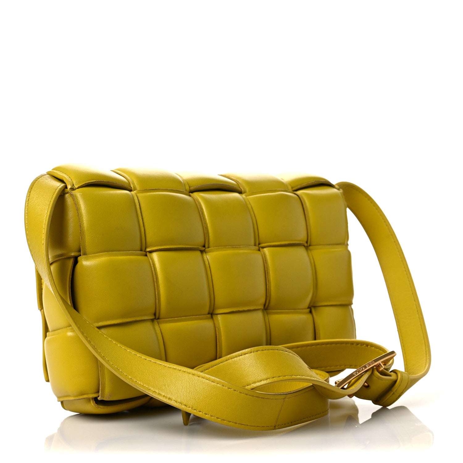 Bottega Veneta Nappa Maxi Intreccio Padded Cassette Crossbody Bag Buttercup 3 of 7