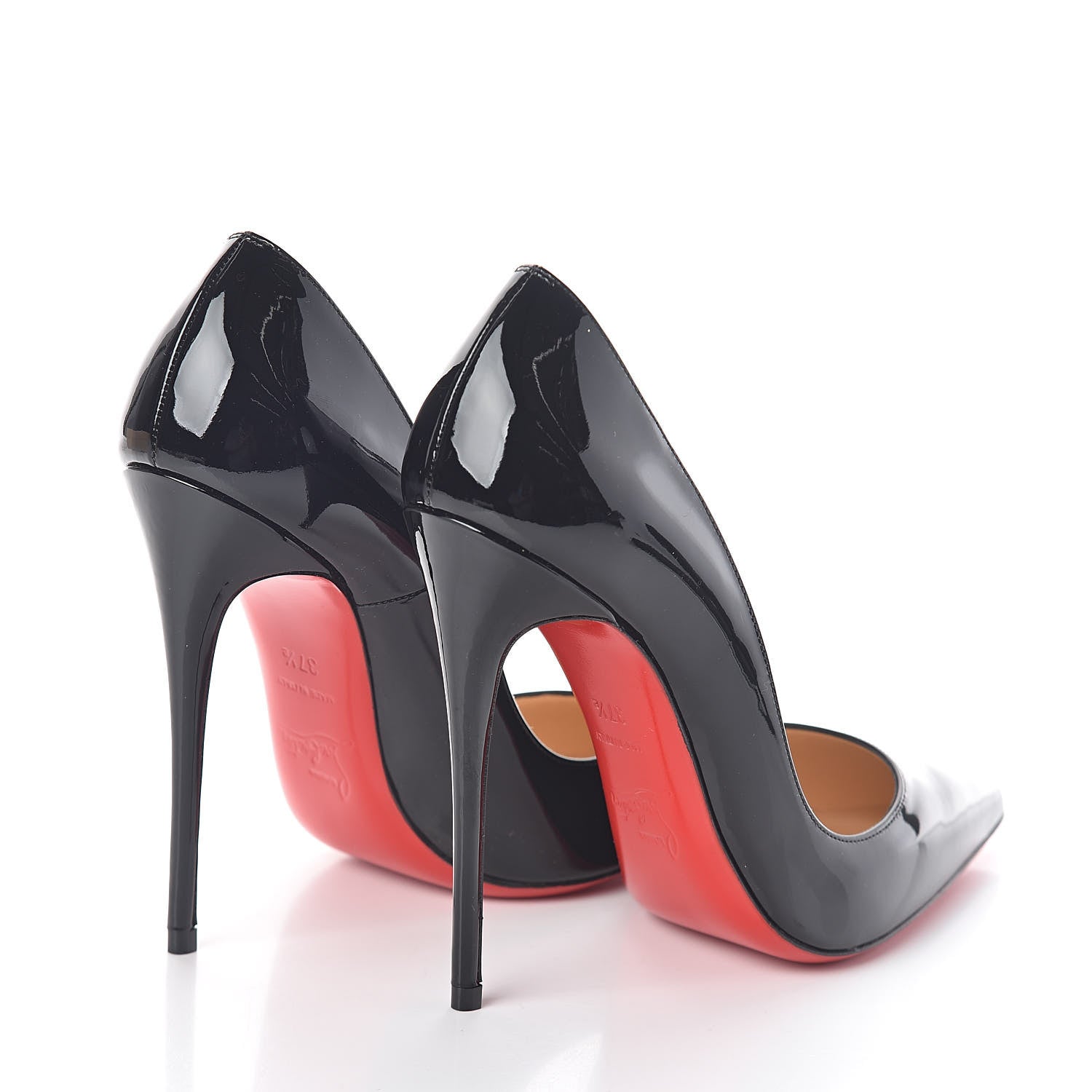 Christian Louboutin Patent So Kate 120 Pumps 37.5 Black 4 of 7