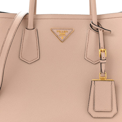 Prada Saffiano Cuir Large Double Bag Cammeo 8 of 13