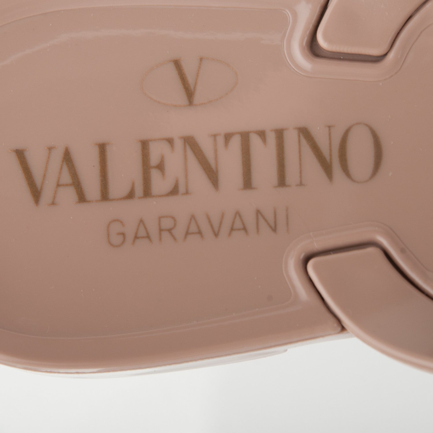 Valentino Garavani PVC Jelly Rockstud Bow Thong Sandals 36 Poudre 7 of 7