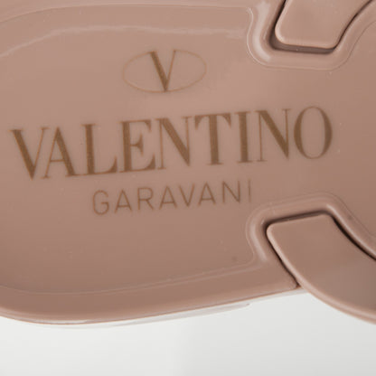 Valentino Garavani PVC Jelly Rockstud Bow Thong Sandals 36 Poudre 7 of 7
