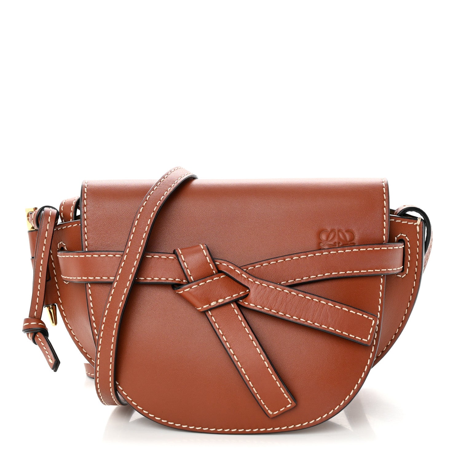 Loewe Calfskin Mini Gate Crossbody Bag Rust 1 of 13
