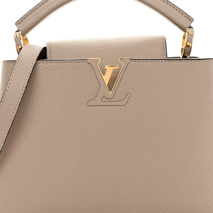 Louis Vuitton Taurillon Capucines BB Galet 7 of 9