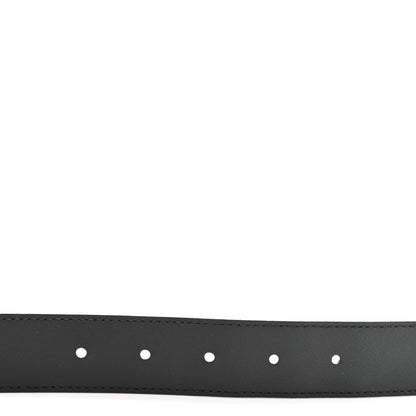 Gucci Calfskin Double G 30mm Belt 80 32 Black 4 of 5