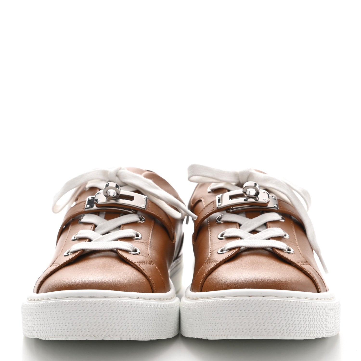 Hermes Calfskin Day Sneakers 38 Naturel 2 of 10