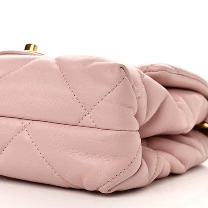 Chanel Lambskin Quilted Small Chain Top Handle Flap Rose Clair 11 of 12